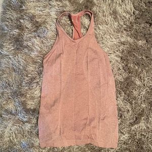 Small pink copper charged ZYIA tank top